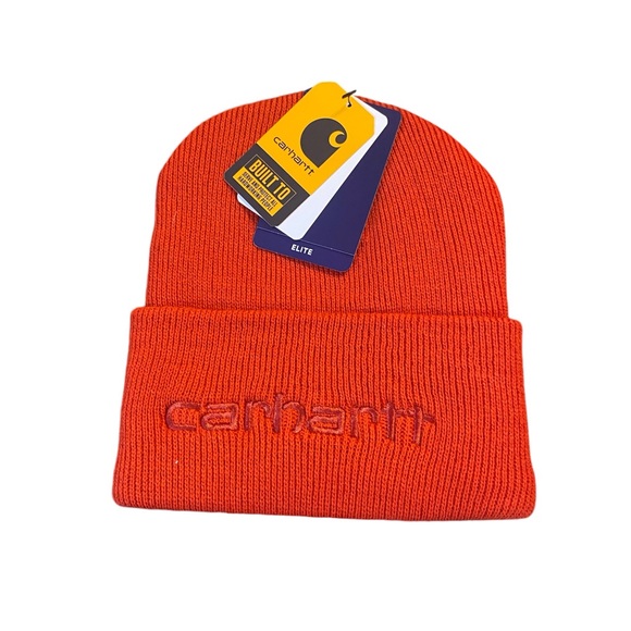 Carhartt Insulated Logo Graphic Cuffed Elite Beanie - Picture 2 of 6
